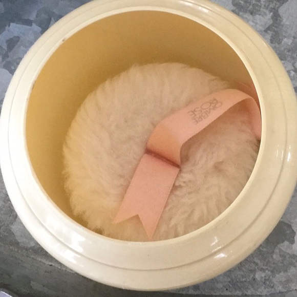 Antique Celluloid hand painted Cherub Powder Box - Picture 3 of 10